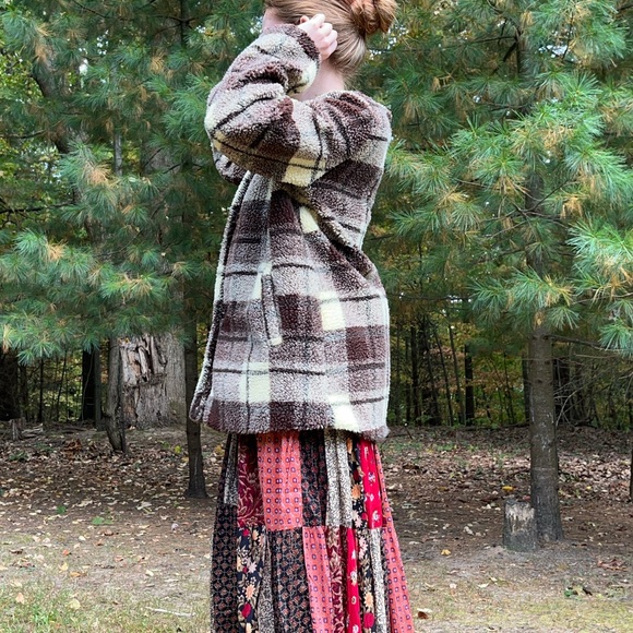 Sanctuary Plaid Teddy Jacket - Picture 9 of 14
